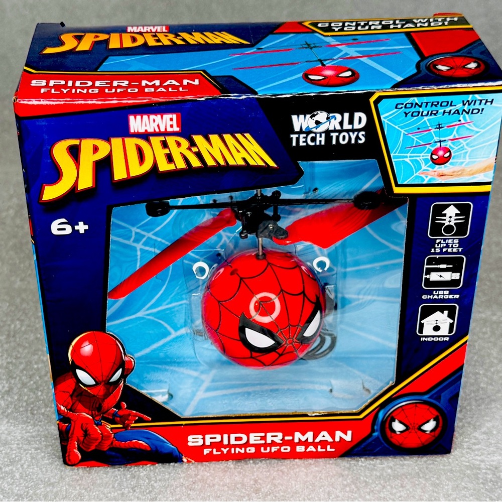 Marvel Spider-Man IR UFO Ball Helicopter, Spider-Man
